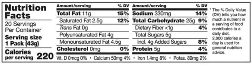 Lance ToastChee Peanut Butter  ers, 1.52 oz., 40 Pack, 60.7 Ounce Total