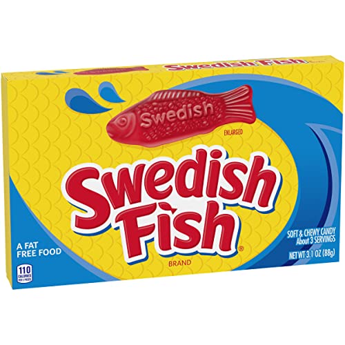 SWEDISH FISH Soft & Chewy Candy, 3.1 oz