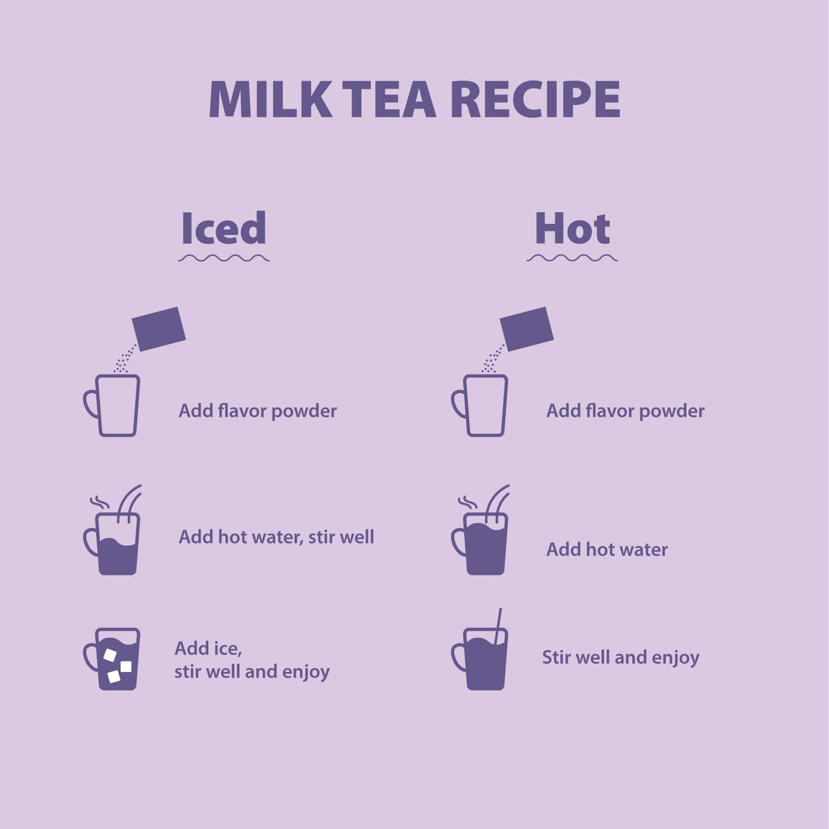 Hojalicious - Milk Tea Powder Mix (2.2Lb, Taro)
