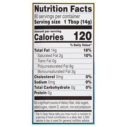 Crisco Pure Vegetable Oil  40 Fluid Ounce