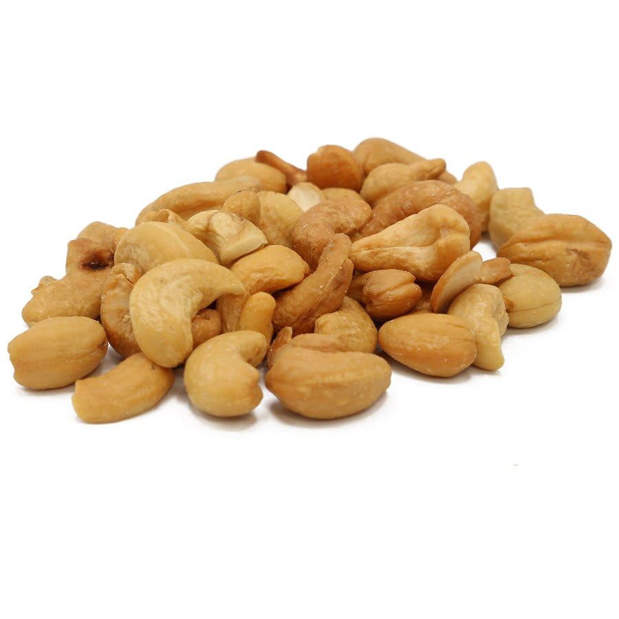 C.J. Dannemiller Whole Cashews, Bulk 10 LB Box, Roasted & Unsalted, Medium Size 320, Perfect for Snacking, Cooking, Trail Mixes