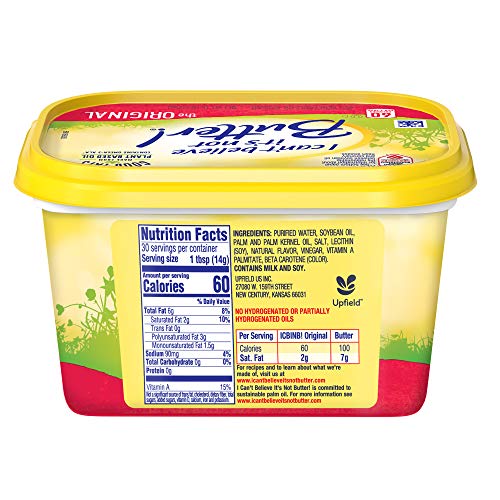 I Cant Believe Its Not Butter!, Buttery Spread, Original, 15 oz