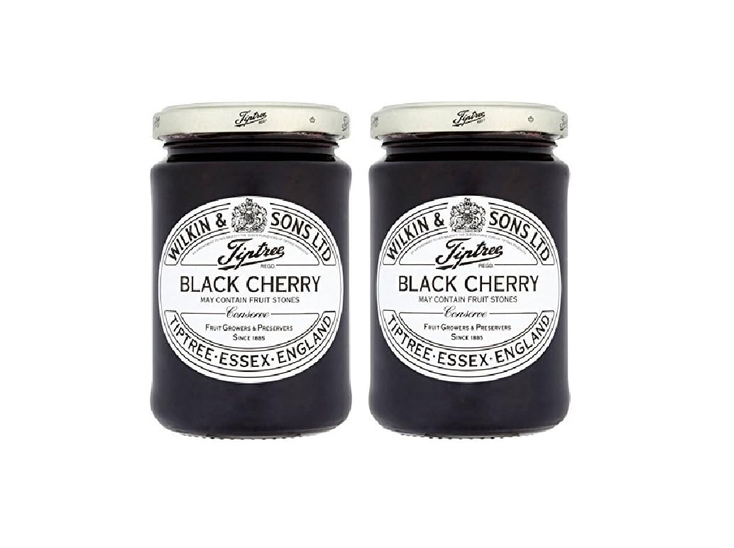 Tiptree Jams Black Cherry Conserve 12oz (Pack of 2)
