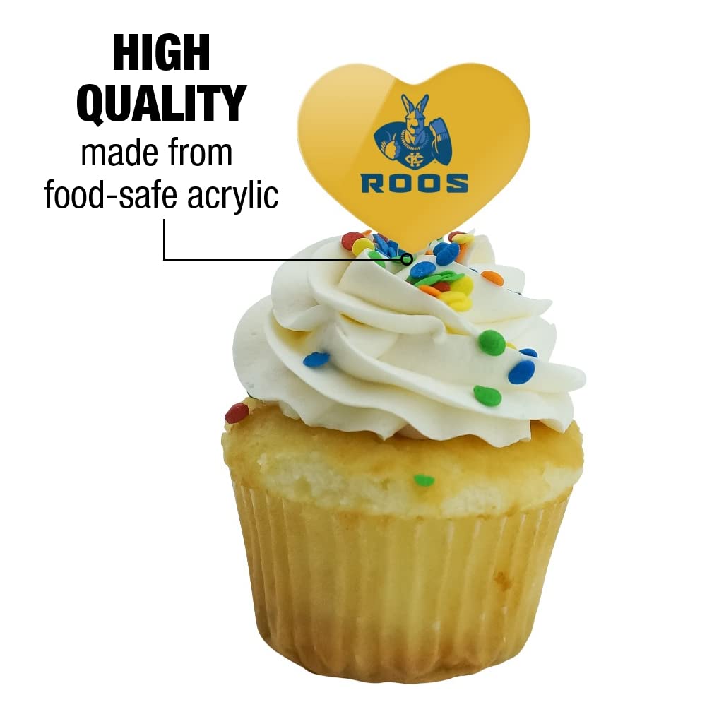 GRAPHICS & MORE Cupcake Picks Set of 6, Acrylic Decoration Toppers, University of Missouri - Kansas City