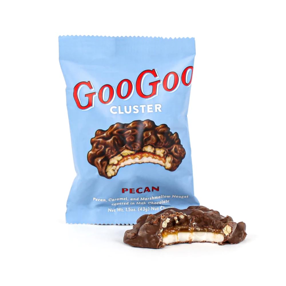 Googoo Clusters Pecan Candy Bar - 12 Count Case
