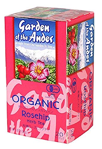 ??? Garden of the Andes 100% Organic Herbal Tea, Rosehip and Hibiscus, 20 Count, Model GA8113-6