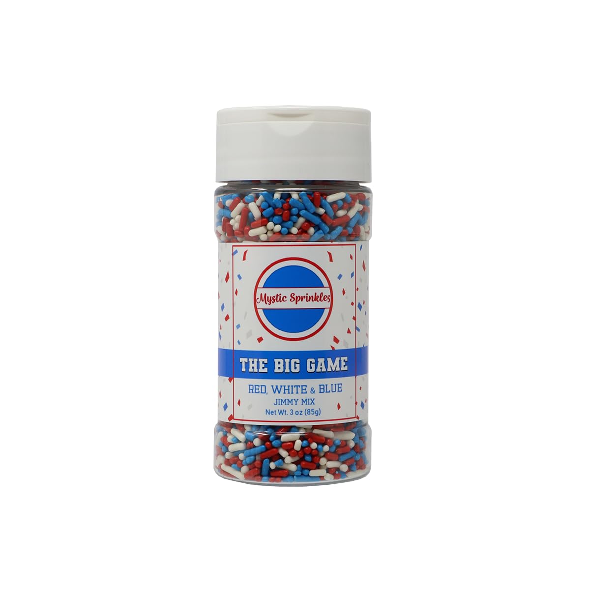 Mystic Sprinkles The Big Game Jimmy Mix 3oz Bottle (Red, White & Blue)