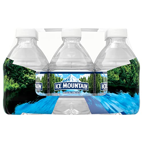 Ice Mountain - Natural Spring Water - Case of 4 - 12/8 fl oz. (4x12/8 FZ)
