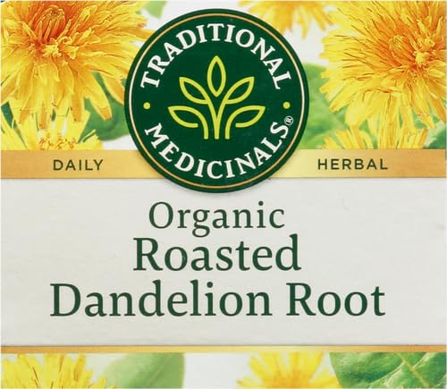 Traditional Medicinals Roasted Dandelion Root Herbal Tea, 16 ct