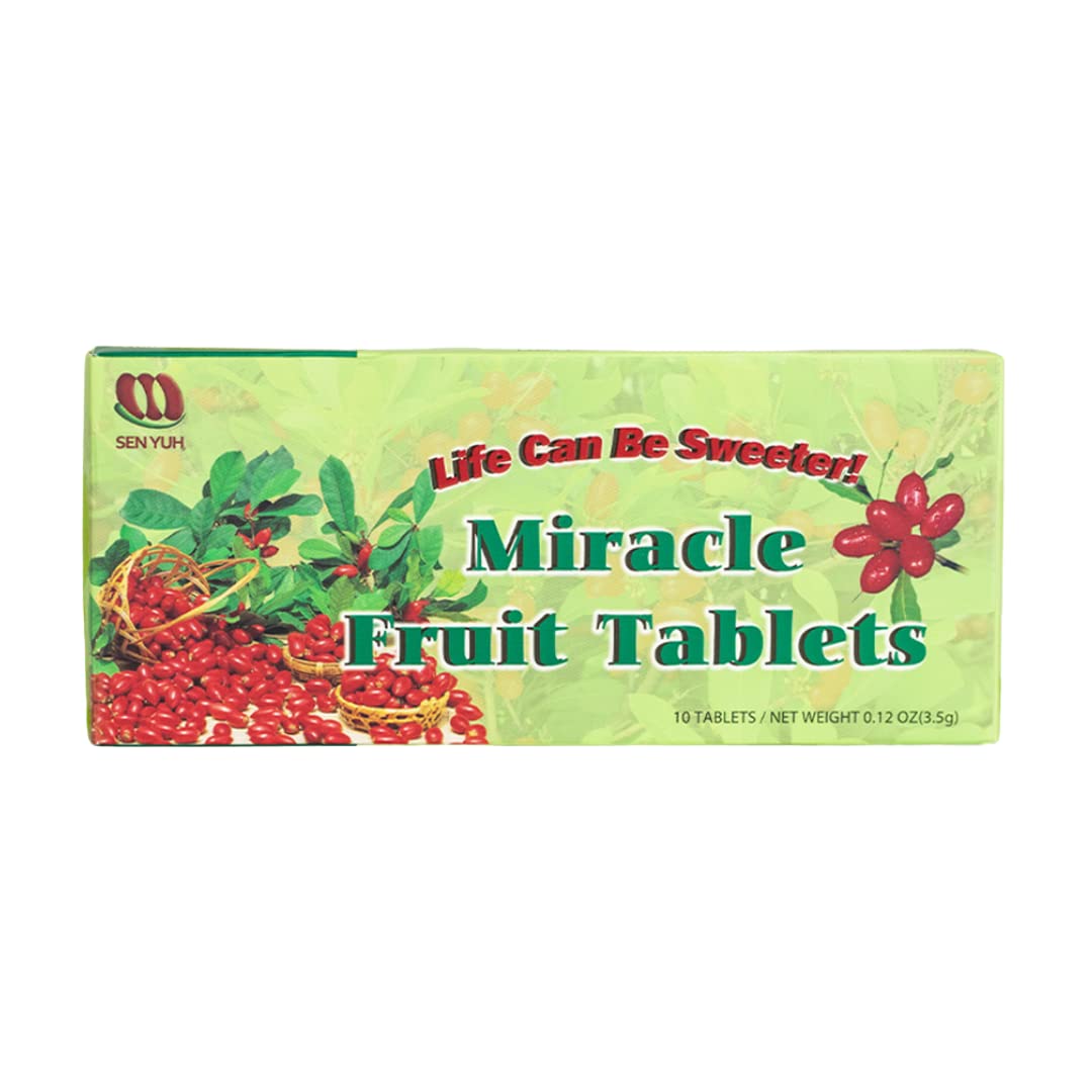 Sen Yuh Miracle Fruit Tablets, Natural Sugar Alternative, 10 Count