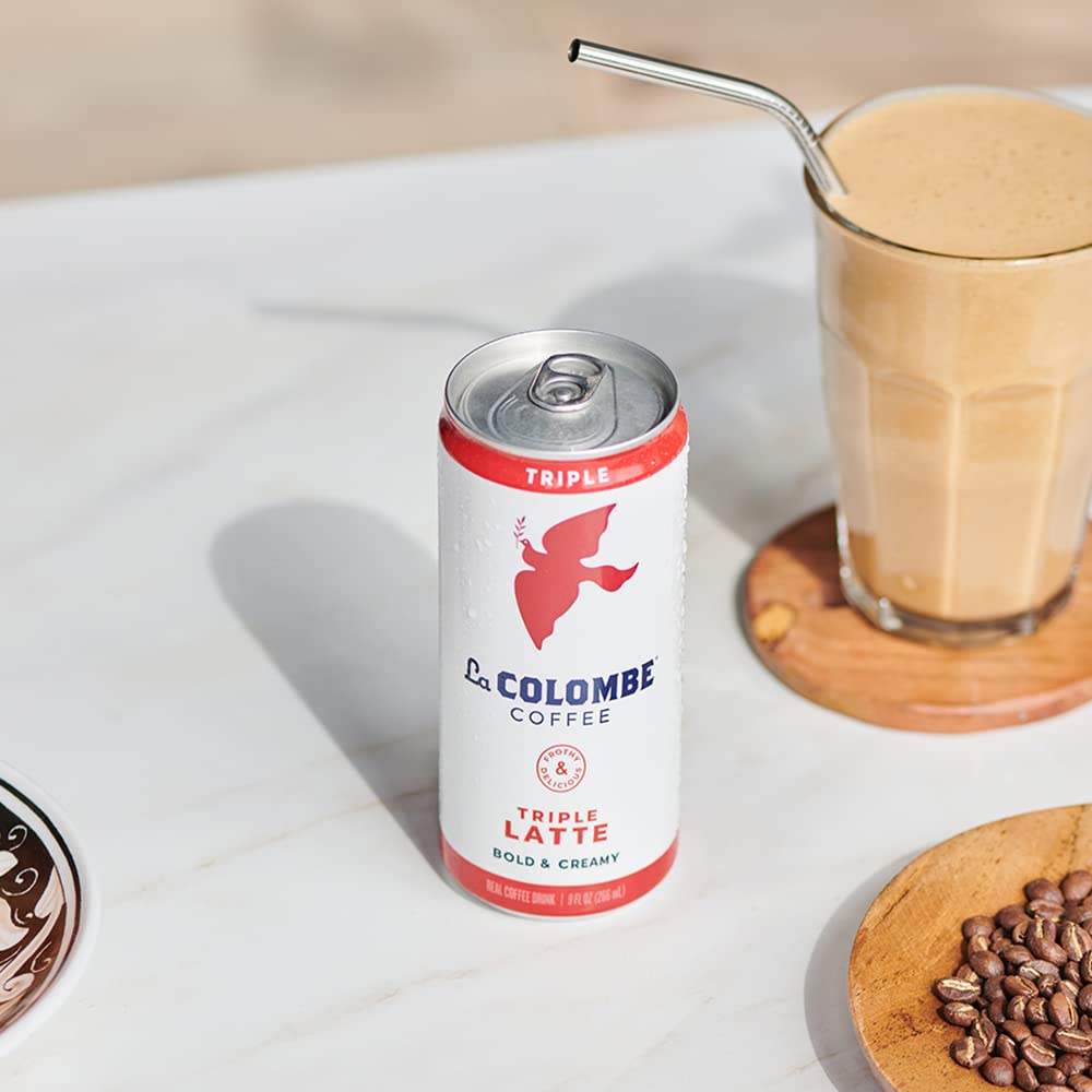 La Colombe Triple Draft Latte - 3 Shots Of Cold-Pressed Espresso And Frothed Milk - Made With Real Ingredients - Grab And Go Cof