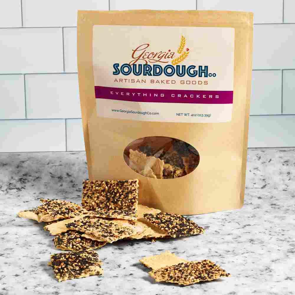 Everything Sourdough Crackers (4 pack)
