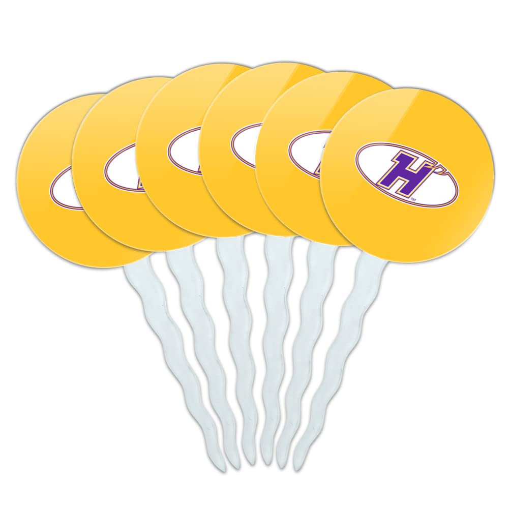 Hunter College Secondary Logo Cupcake Picks Toppers Decoration Set of 6
