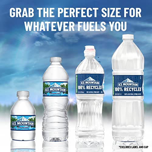 Ice Mountain - Natural Spring Water - Case of 4 - 12/8 fl oz. (4x12/8 FZ)