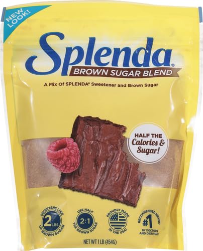 SPLENDA Brown Sugar Blend for Baking, 1 Pound Bag (Pack of 2)
