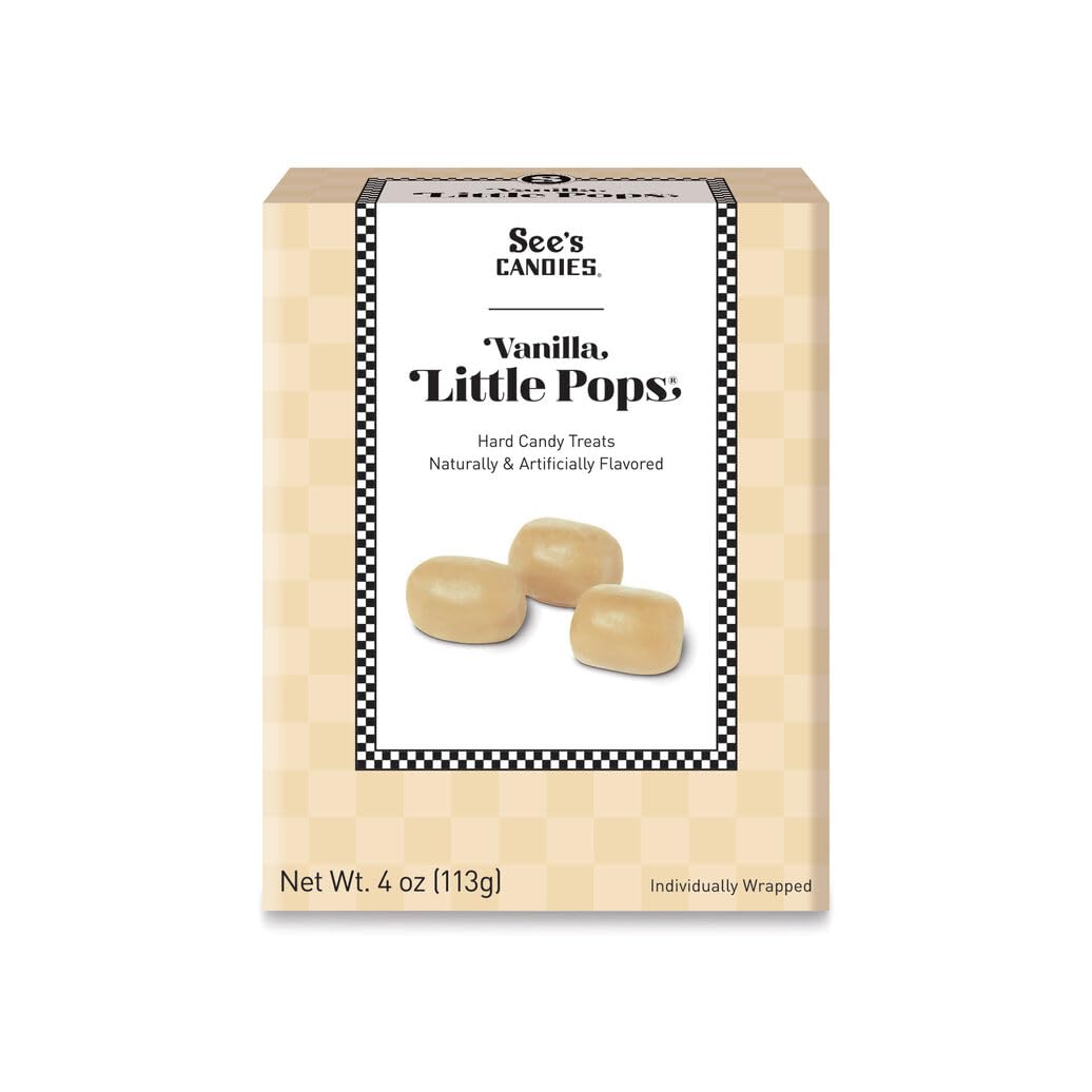 Sees Candies Little Pops Vanilla - 4 oz (Pack of 1)
