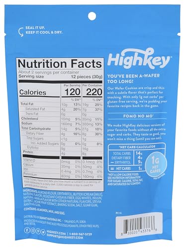 Highkey Vanilla Wafers, 2 Oz
