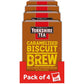 Yorkshire Tea Caramelised Biscuit Brew Flavoured Tea Bags, Pack Of 4 (Total Of 160 Tea Bags)