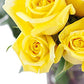 Kabloom Flowers - Valentine Collection - Yellow Sunshine Bouquet Of 6 Fresh Cut Yellow Roses Without Vase - Gift For Birthday, Valentine, Mother’S Day Fresh Flowers