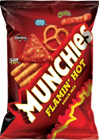 Frito-Lay Munchies Flamin Hot Snack Mix, 2 ounce (64 per pack)