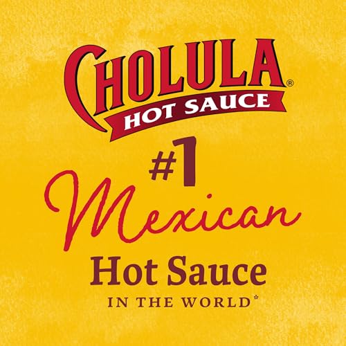 Cholula Hot Sauce, Extra Hot, Product of Mexico, Blend of Arbol & Piquin Peppers for Bringing Extra Hot Heat to Tacos, Eggs, Piz