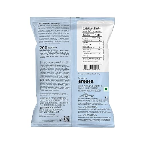 24 Mantara Organic Flour, Ragi, 2 Pound