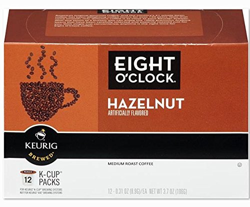 Keurig Eight OClock Hazelnut Coffee Pods, 12 Count