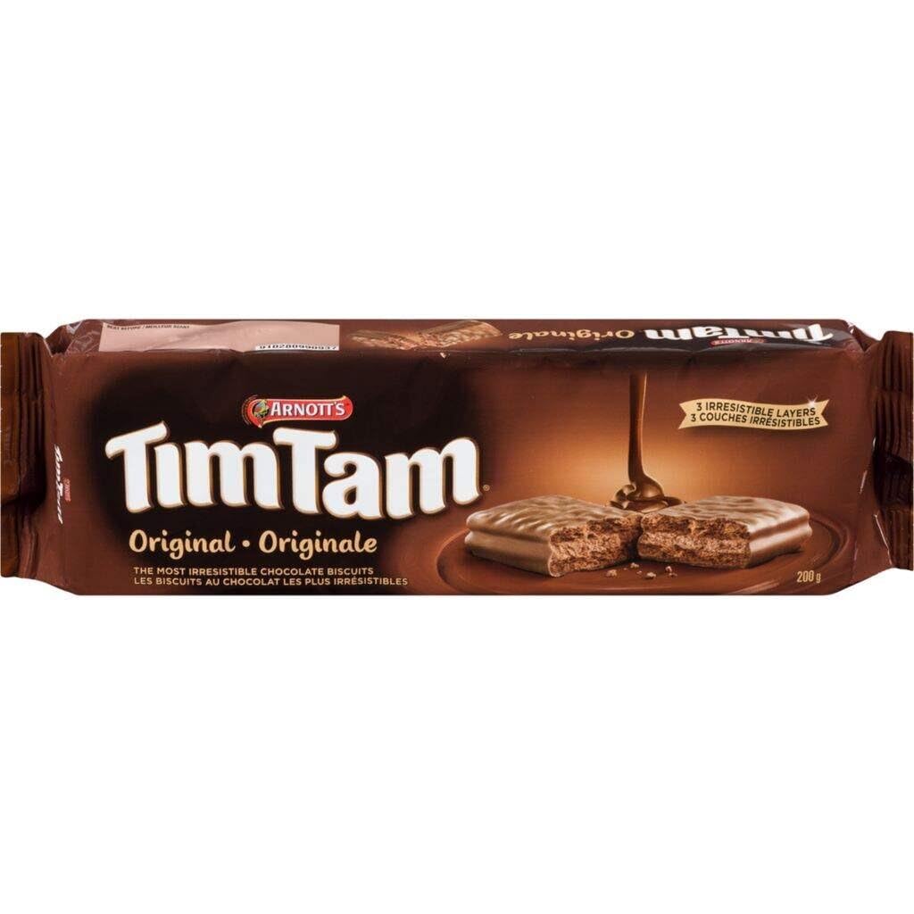 Arnott'S Tim Tam Chocolate Biscuits, 200G7.1Oz, 2-Pack {Imported From Canada}, 7.1 Ounce (Pack Of 2)