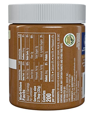 MaraNatha No Stir Creamy Almond Butter, 12 oz Jar (Pack of 4)