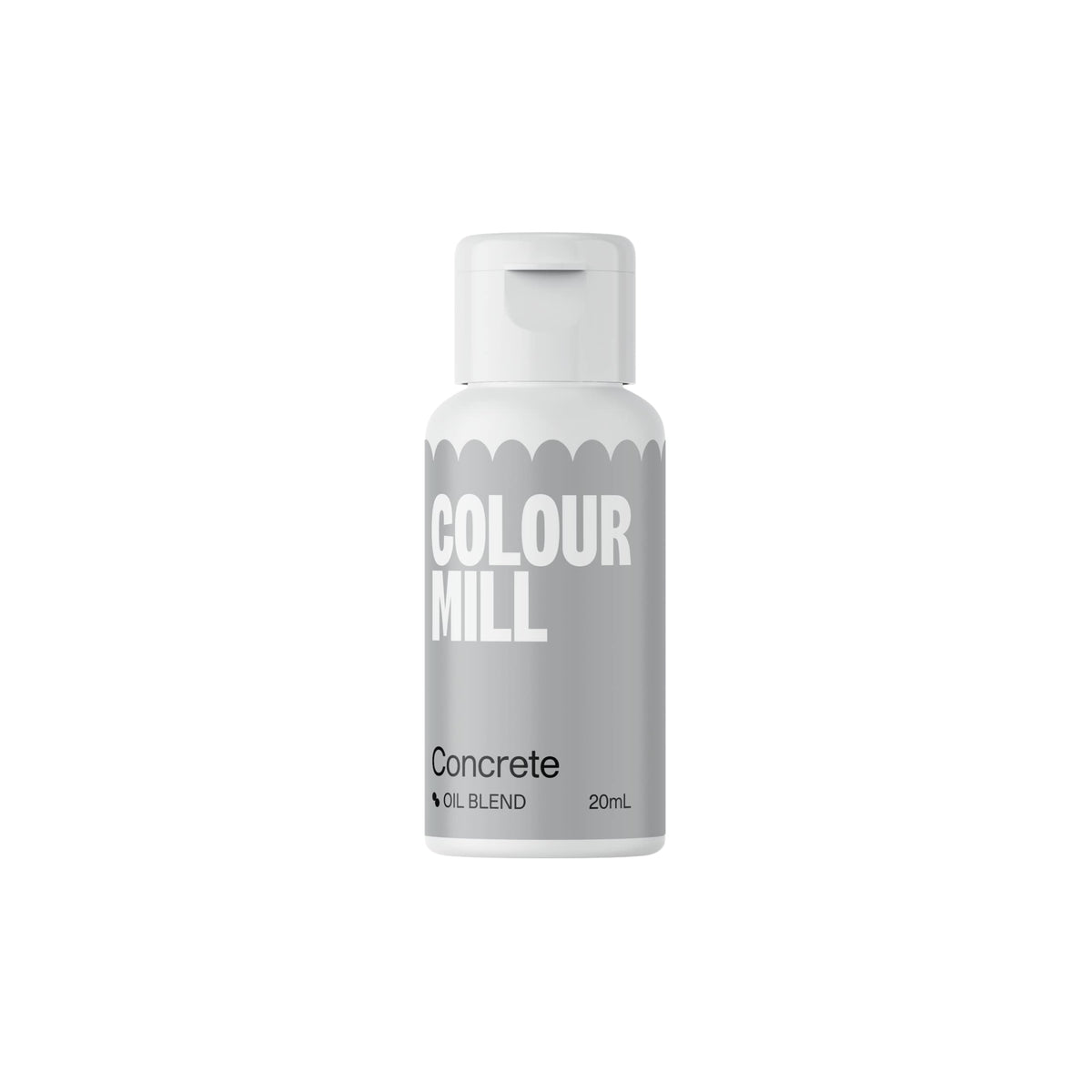Colour Mill Oil-Based Food Coloring, 20 Milliliters Concrete