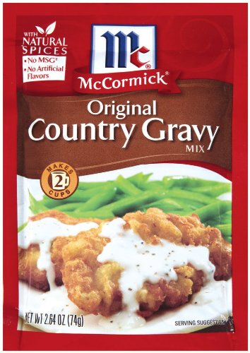 McCormick Country Gravy Original, 2.64-Ounce (Pack of 12)