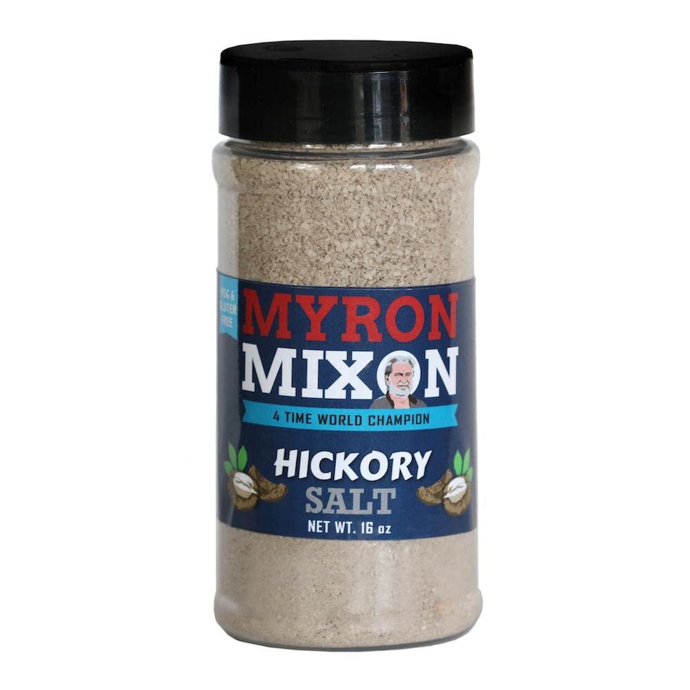 Myron Mixon BBQ Rub - Hickory Salt, Gluten-Free, MSG-Free, 16 Oz