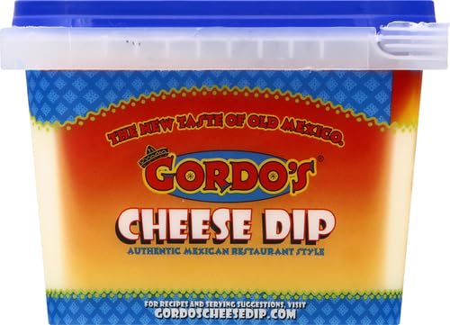 GORDOs Original Queso Blanco Dip, Mexican Cheese Sauce - Great for Nachos, 7 Layer Dip, Appetizer - 16 Oz.
