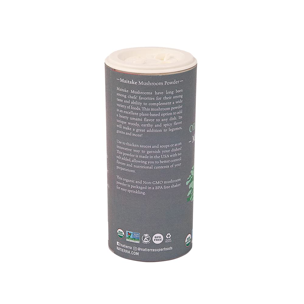 Natierra Organic Maitake Mushroom Powder 1.8 Oz