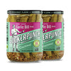 SuckerPunch Fiery Arbol Garlic Dill Pickle Spears 24 Ounce, 2-Pack