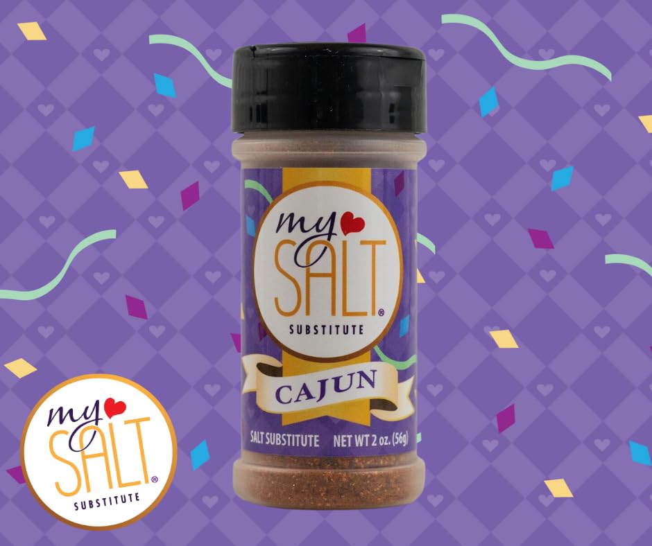 MySALT Cajun - Sodium Free Salt Substitute - Savor Authentic Cajun Flavors with A Healthier Twist