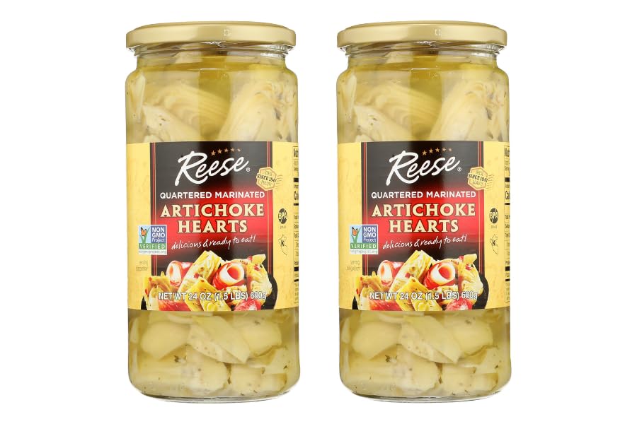 Reese Marinated Artichoke - 24 Ounces (Pack of 2)