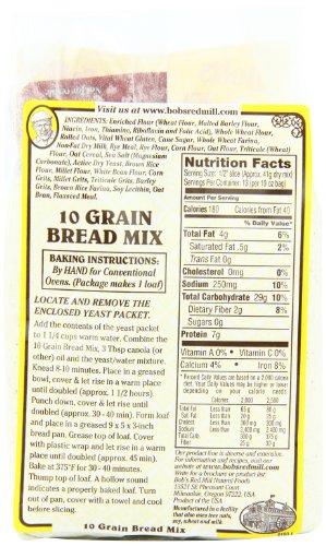 Bob's Red Mill 10 Grain Bread Mix, 19 Ounce (Pack of 4)