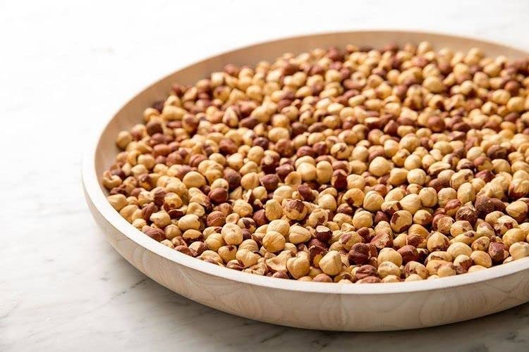 2 Lb | Holmquist Hazelnuts Dry Roasted Hazelnuts | Sea Salt | Skins Mostly Removed | Heart Healthy | Non-Gmo, Gluten Free, Koshe