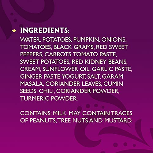 Patak'S Lentil & Veggie Tikka Masala, Flavorful, Medium Heat Curry Made With Lentils, Beans, Pumpkin, Red Pepper, And A Balanced Melody Of Other Veggies, Ready To Heat Vegetarian Meals (Pack Of 6)