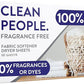 The Clean People Fabric Softener Sheets, Unscented Dryer Sheets, Vegan, 120 Count - Softens & Reduces Static Cling