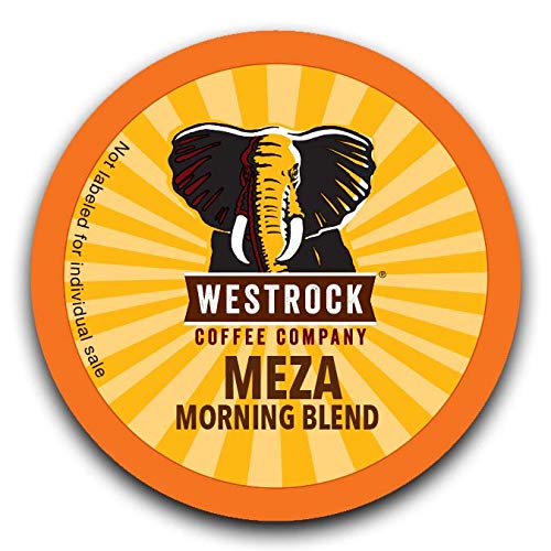 Westrock Coffee Company, Meza Morning Blend, Single Serve Coffee Cup, Medium Roast, 80 Count