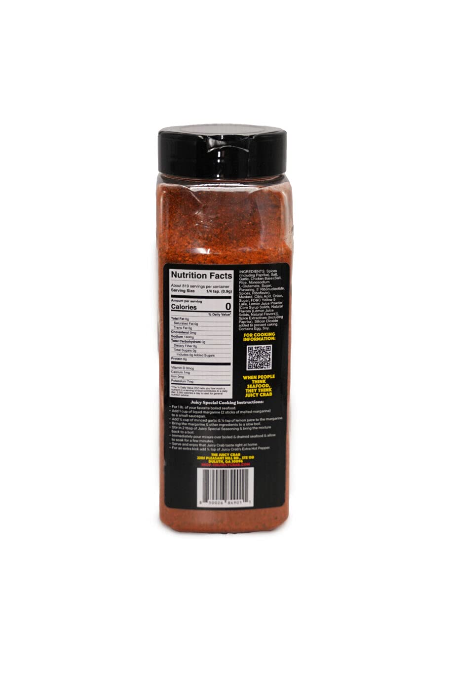 THE JUICY CRAB Cajun Seafood Marinade Seasoning | 26 OZ (737g)