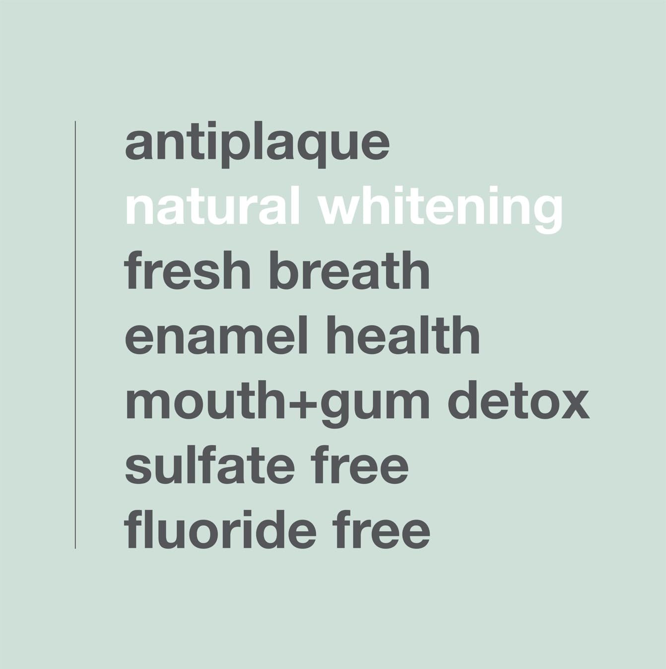 Davids Fluoride Free Toothpaste, Teeth Whitening, Antiplaque, Sls (Sulfate) Free, Promotes Enamel Health, Mouth & Gum Detox, Ewg Verified, Natural Herbal Citrus Mint, 5.25Oz