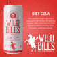 Wild Bills Diet Cola Soda - Caffeine Free, Gluten Free, Vegan, Low Sodium, 12 Fl Oz (Pack of 12)