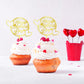 Keoysek 12Pcs Acrylic Gold Happy Mother'S Day Cake Topper Cake Topper Acrylic Mirror Cake Topper Decorative Party Cake Decoratio