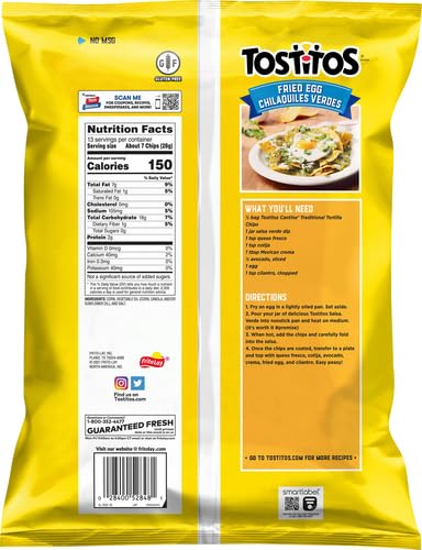 Tostitos Cantina Style Tortilla Chips Traditional, 13 Oz