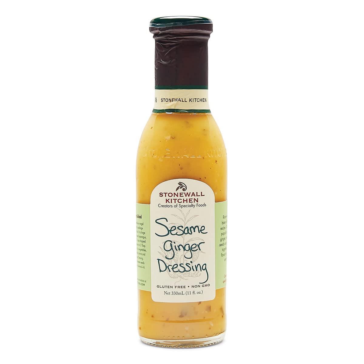 Stonewall Kitchen Sesame Ginger Dressing, 11 Fl Oz, Multi Color, Model 141128
