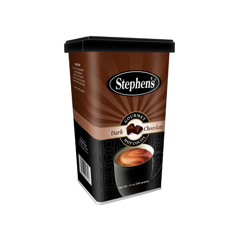 Stephen'S Gourmet Hot Cocoa, Dark Chocolate, 14 Oz (Pack Of 1)