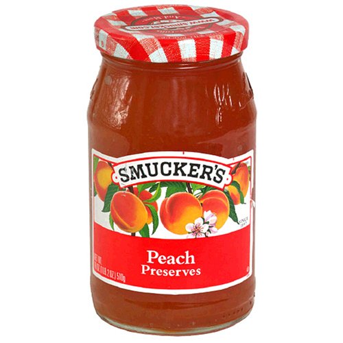 Smuckers Peach Preserves, 18 oz (1 lb 2 oz) 510 g